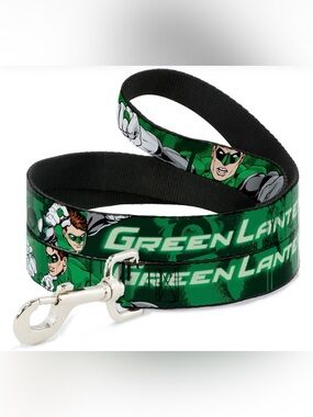 BUCKLE-DOWN GREEN LATERN DOG LEASH NEW IN PACKAGE